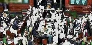 hungama IN LOK SABHA